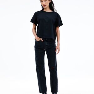 Slvrlake LONDON LONG GONE STRAIGHT - HIGH RISE jeans MRSP $299 trendy preppy